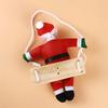 Christmas Santa Claus Climbing Ladder Doll Christmas Tree Hanging Decoration Indoor Door Wall Xmas Pendant New Year Gifts