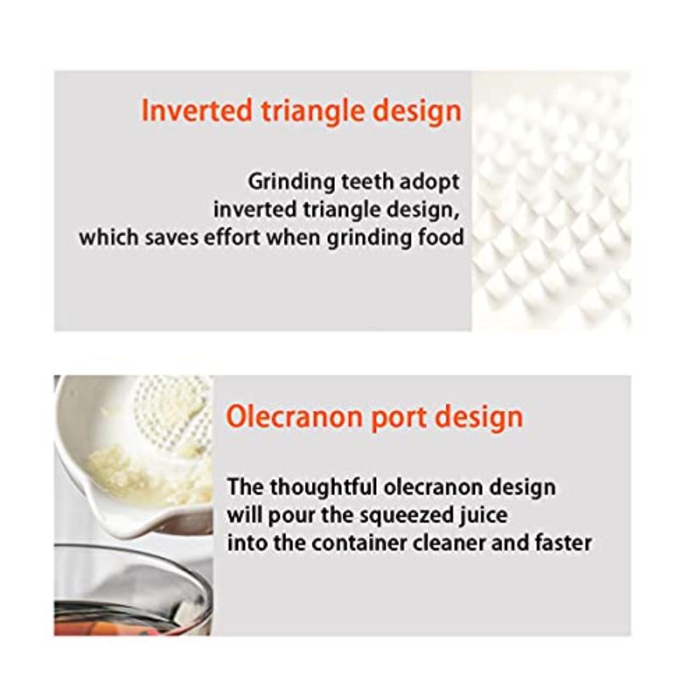 Compact Design Porcelain Grater Dishwasher Safe Easy To Clean