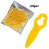 100Pcs   Plastic Cutter Blades For Electric Cordless Grass Trimmer Strimmer Tool Grass Trimmer Blades Replacement Garden Tool