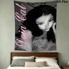 Doja Cat Pattern Wall Tapestry Aesthetic Wall Hanging Printed Fabric Blanket Decorative Tapestries for Bedroom Living Room Home Decor