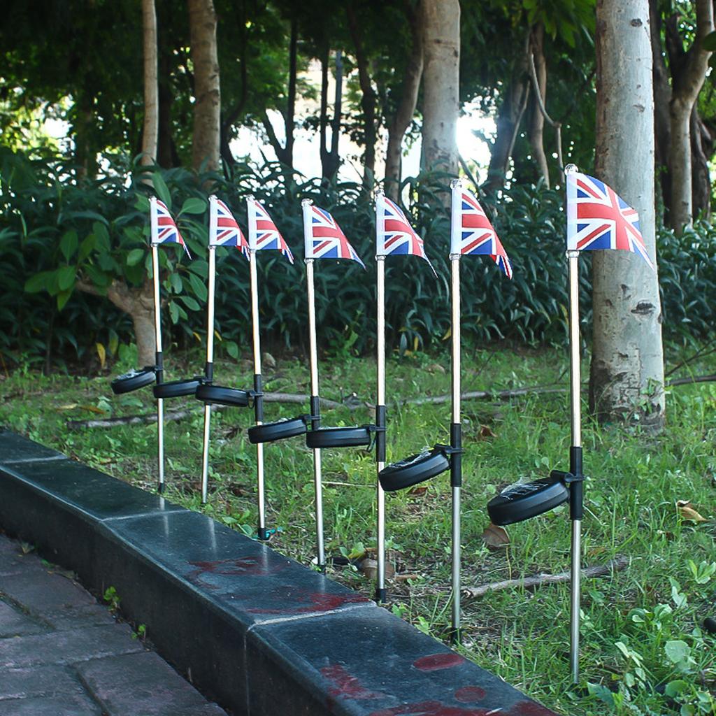 Solar Ground Lights LED Flag Lights Garden Decorative Lights Patio  Lights