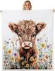 Feen- und Blumenmuster-Decke Weicher Flanell-Überwurf Kinderzimmer-Dekoration Magisches Fantasy-Thema Bettwäsche für Mädchen Kinderzimmer