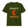 Reunite Pangea Geology T Shirt  vintage Washed Slightly graphic homme designer clothes fashion streetwear Unisex Versatile Soft