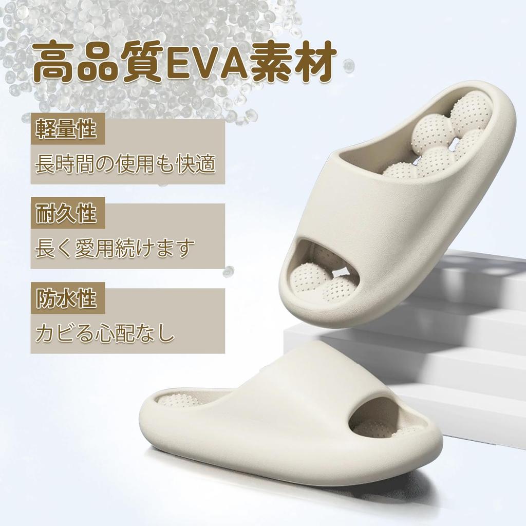 MuGaoDee Health Sandals and Slippers by a Physical Fits Foot Lengths and Reflexology Health Foot Platform Indoor and Outdoor Room Shower Just Put It