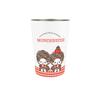 Monchhichi Vacuum Gingham Monchhichi Insulated 2-Way Double-Sided Tumbler, Medium, Check/Sitting, Hot/Cold Cup, 133-012