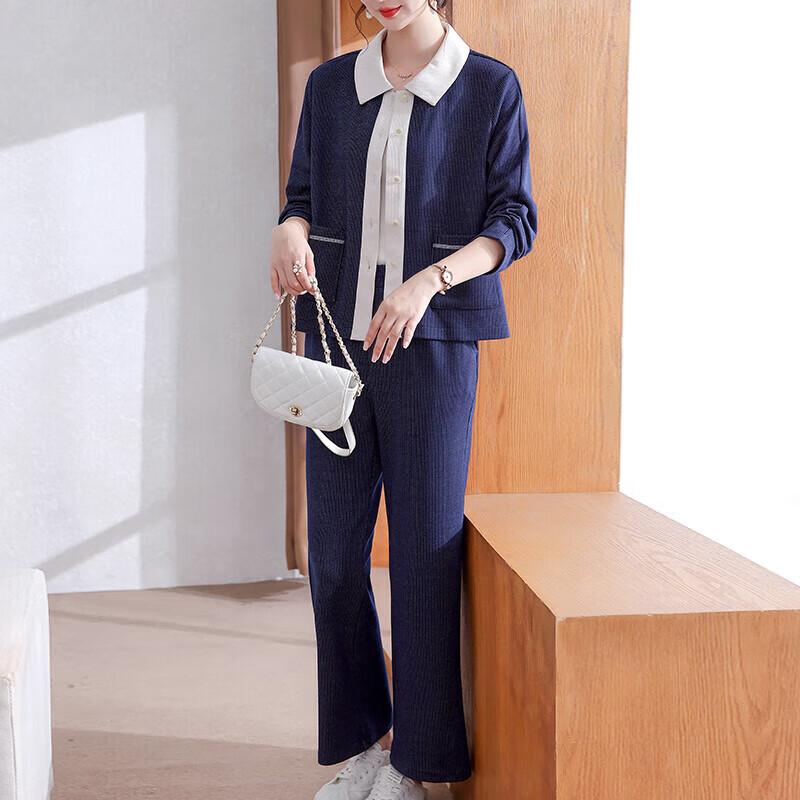 XUEXI Women s Casual Sportswear Two-Piece Set 2XL