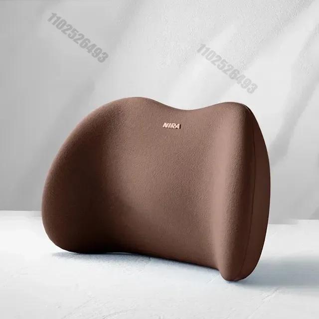 Lordosenstützkissen, ergonomisches Lordosenkissen für Autositz, Bürostuhl, Bettliege, Memory Foam-Kissen, Rückenstützkissen