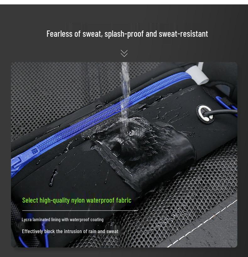 Multi-Functional Running Waist Bag with Water Bottle Holder for Outdoor Sports