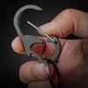 Elegant Stainless Steel Keychain with Bottle Opener Functionality Rustproof Keyrings Suitable for Modern Lifestyles