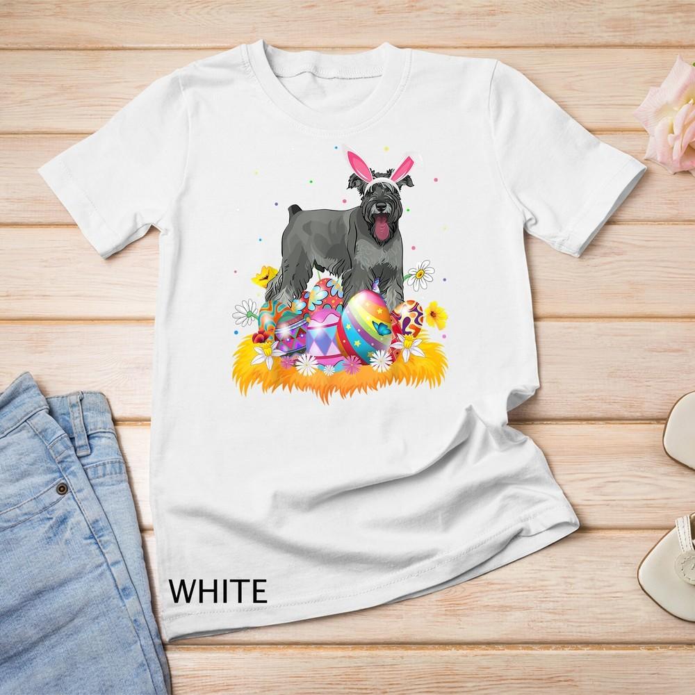 

Funny Easter Egg Lover Schnoodle Dog Easter Sunday Unisex T-shirt 4XL