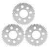3Pcs Spur Gear 8 Holes Aluminium 4mm Thickness 14mm Centre Hole 0.8 Module Set Kit431204140050
