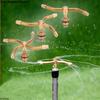2/3/4 Arm Automatic Rotary Sprinkler 1/2 Inch Brass Automatic Sprayer 360 Degree Watering Nozzle For Lawn Gardening Greenhouses