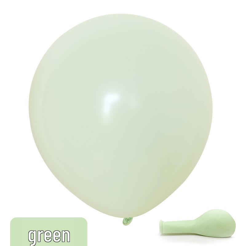 

10 Round Macaron Balloons - Thickened Latex Decor for Weddings & Kids Birthdays