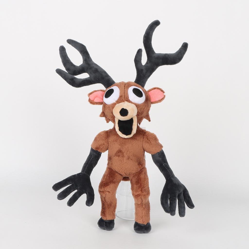 2026 New 99 Nights In The Forest Plush Game Merchandise Brown Stand And Sit Elk Deer White Owl Stuffed Doll Pillow For Kid Gifts