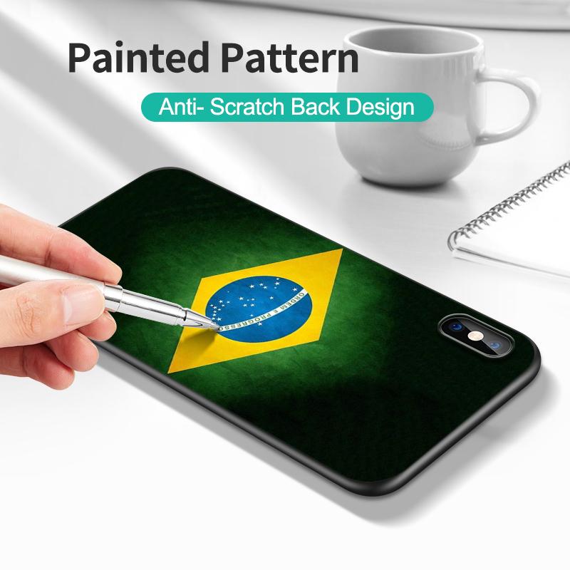 Black Tpu Case For Xiaomi mi 10 10T NOTE 10 9 A3 lite 9T PRO Cover brazil flag Rio de Janeiro
