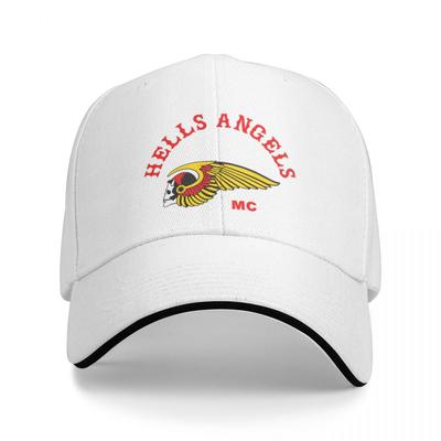 Hell Angel Motorcycle Club Baseball Caps Outfits Retro Snapback Hoed Unisex Stijl Dagelijks Golf