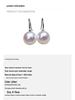 Zhuji Mantou-Shaped Freshwater Pearl S925 Silver High Heel Earrings