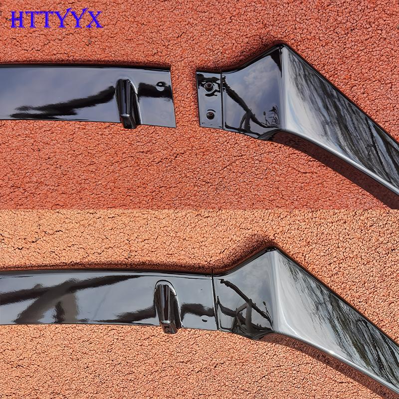 Lèvre de Spoiler Diffuseur de Lèvre Diviseur de Pare-chocs Avant de Voiture Kit Carrosserie Spoiler Garde-boue Pour Golf 6 MK6 GTI GTD 2008 2009 2010 2011 2012 2013