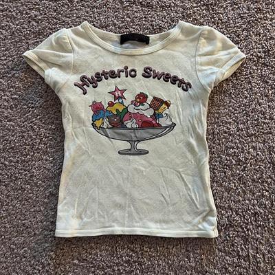 Y2K Boktryck Vintage High Street Estetisk T-shirt 2000-tal Cropped Top Sommar Punk Kortärmad Kläder Casual Streetwear T-shirt