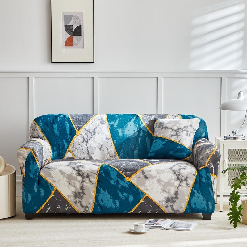 Anti Slip and Dust Proof Fabric Sofa Cover Cloth Ins Wind Elastic Sofa Cover Sofa Towel All Inclusive for All Seasons