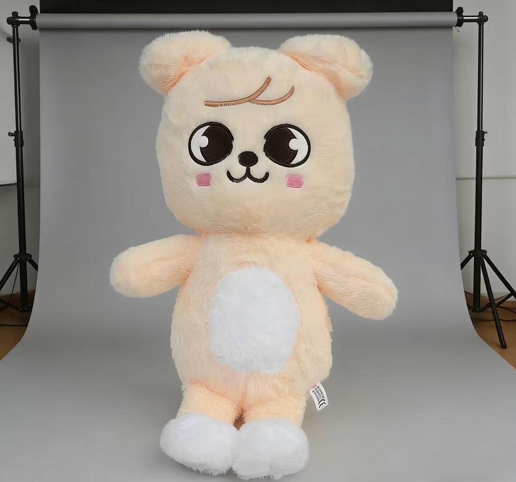 50CM Stray Kids Teddy Plush Hug Pillow Doll Fans Gift Plush Toy Seoul FM Week Cloak Doll Magic School Kid Birthday Gift