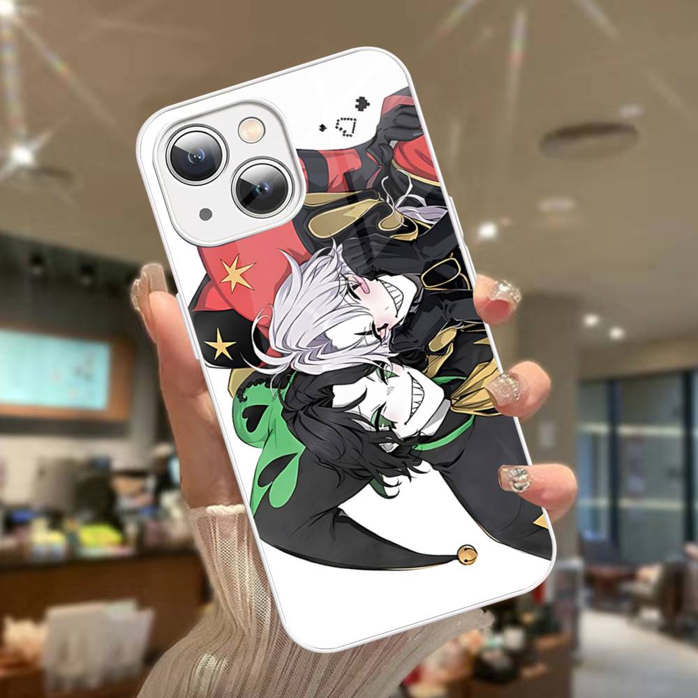 The Freak Circus Pierrot For IPhone 14 13 12 Mini 11 Pro XS Max X XR 14 Plus Tempered Glass Cover