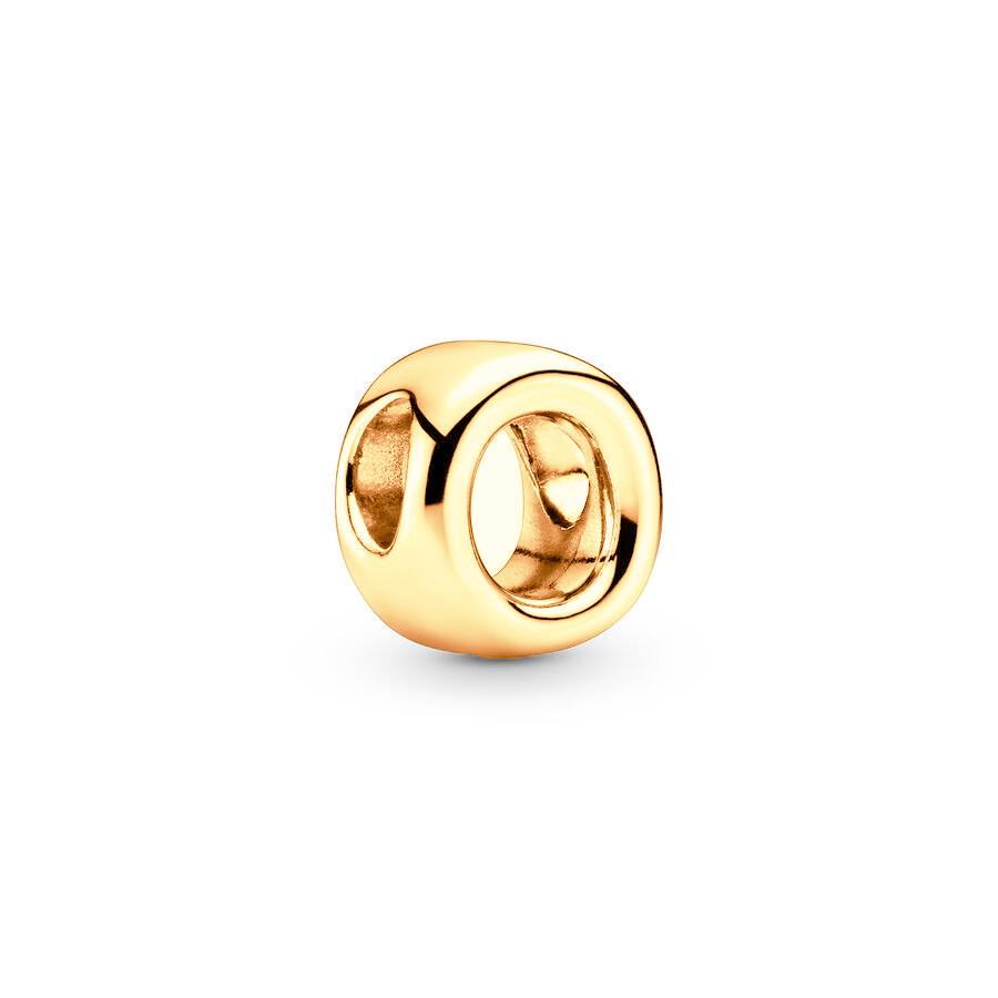 Sparking Gold Plated 26A-Z Letter Charm Beads Dangle Fit Genuine Copper Design Snake Arm Bracelet Necklace Bead For DIY Style Jewelry Women Gift