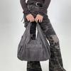 Personalized Street Dark Style Women's Shoulder Bag with Large Capacity and Multiple Pockets, Millennium Retro Tote Bag
