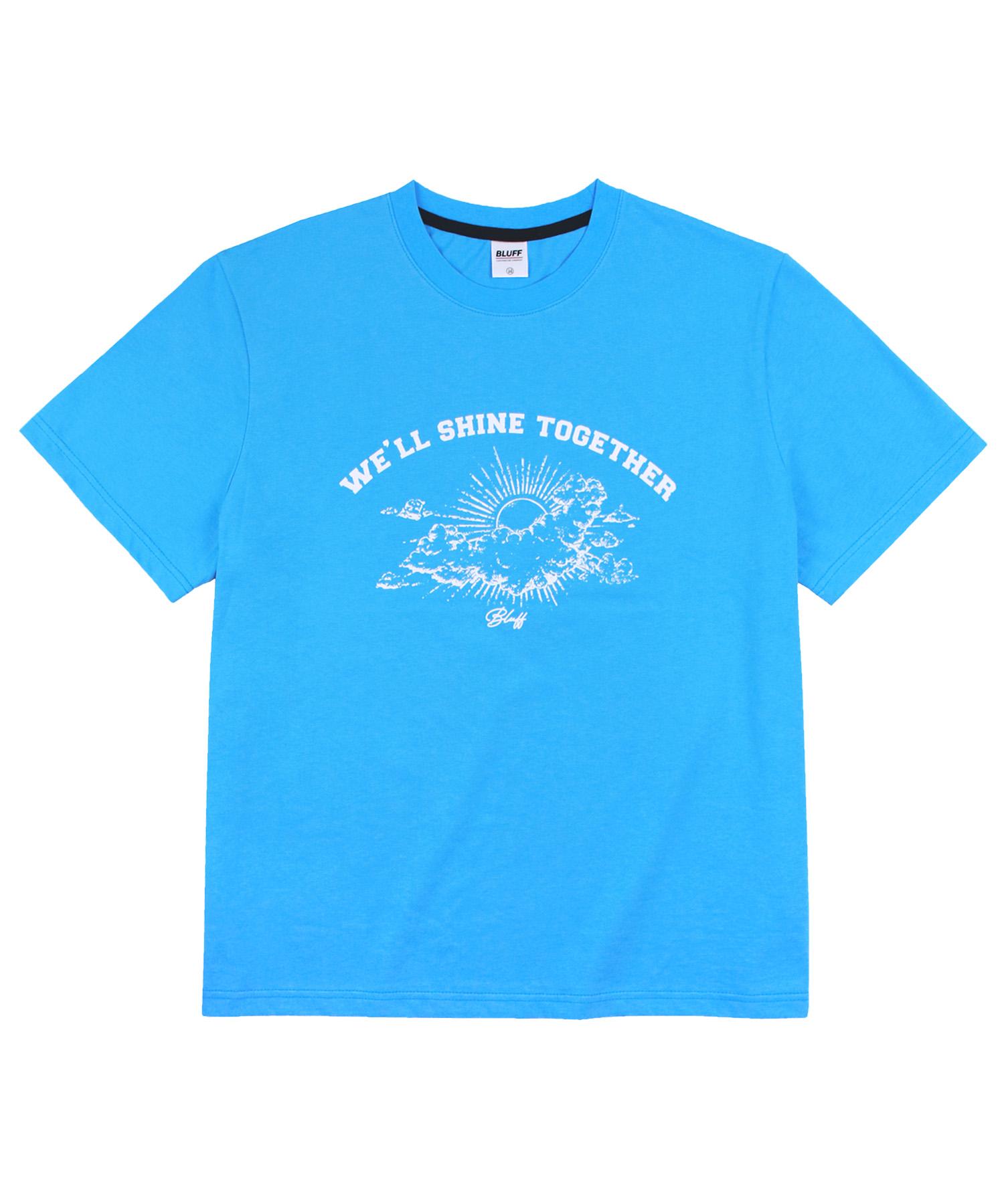 Bluff Shine Short Sleeve T-Shirt [Sky Blue] Sky Blue/M
