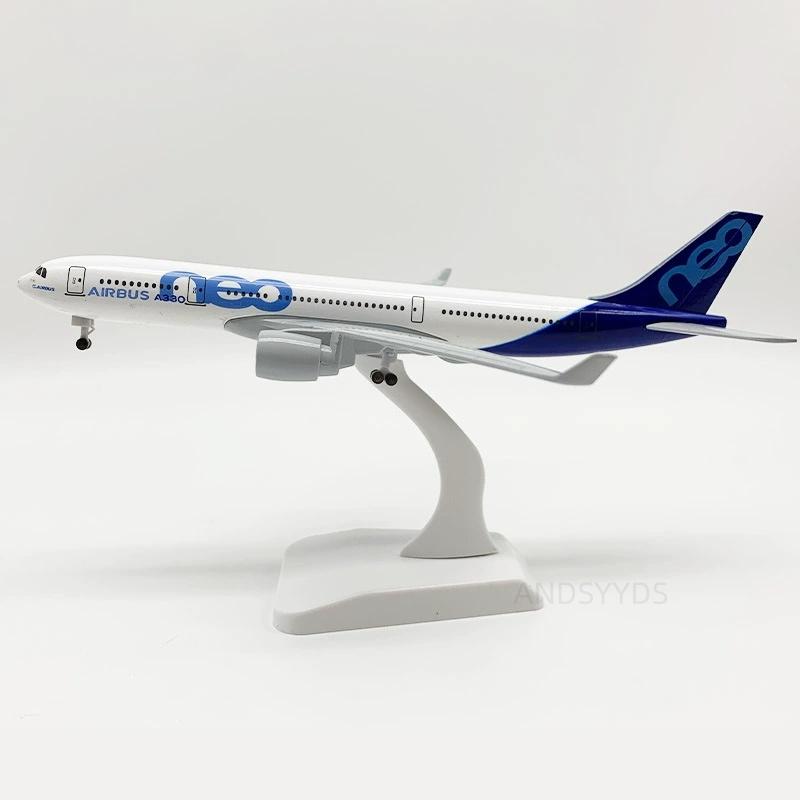 Prototype Airlines A330 Metal Alloy 20cm Aircraft Model 1/400 Scale Miniature Airplanes With Plane Wheels and Stand Model