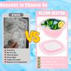 Face Ice Bath Bowl For Facials Plunge Dipping Face Folding Ice Facials Washbasin Facials Skin Cares Tool For Home Travel