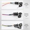 Electric Bicycle Ignition Switch Key Power Lock For Electric Scooter Portable Key Power Lock E-Bike Components Parts