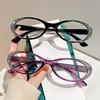 Women's Luxury Diamond Reading Glasses Trendy New Far Sight Eyeglasses for Men Ladies Blue Light Blocking Eyewear 0+1.0+4.0