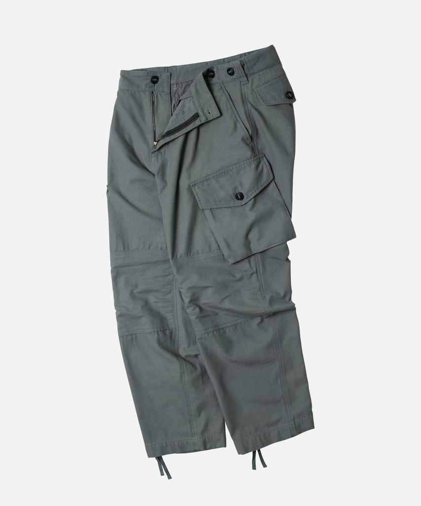 FRIZMWORKS Backsatin Royal Navy Combat Pants _ Steel Gray