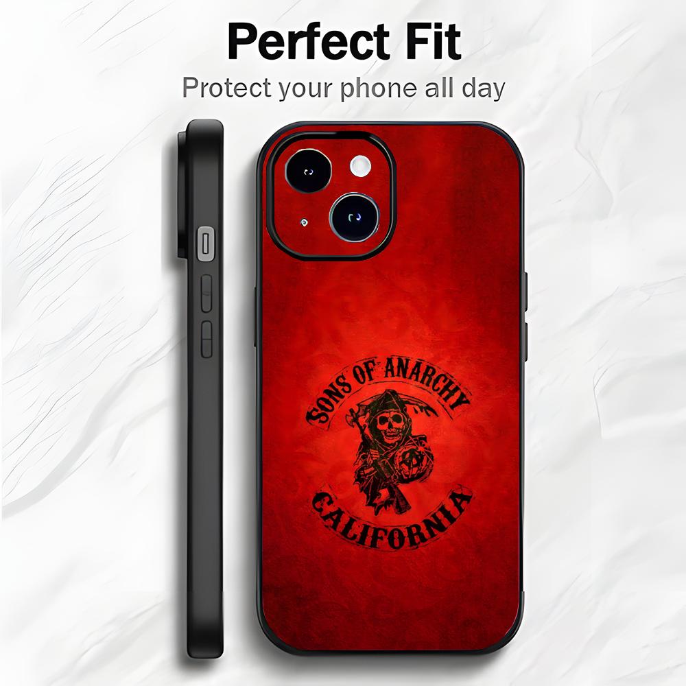 American Show S-Sons of Anarchy Phone Case Phone Case Soft Packaging Lightweight For iPhone17 16 15 14 13ProMax