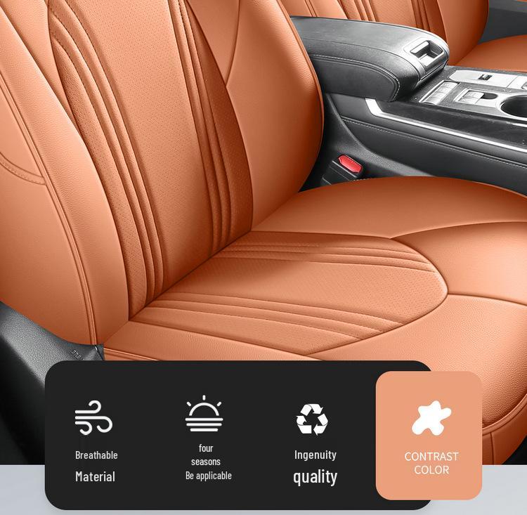 Leather Seat Covers for 2024 Toyota Crown Kluger 2.5L 4WD Luxury Full Coverage