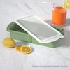 Silicone Ice Cube Tray with Lid: 4-Grid Frozen Soup & Food Storage Box