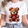 Cute Bear Toy Be Mine Valentine T-and Kids Tshirt, Love Coquette Tee