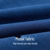 Shuya Men's 80S Modal 3A Antibacterial Mid-Rise Boxer Briefs (2-Pack)