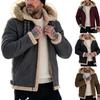 Europäischer Stil Winter Herren Kapuzen-Warmer Reißverschluss-Übermantel, Outdoor-Wander-Winddichte Jacke, Auf Lager für Europäische Größe