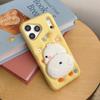 Kawaii 3D Cartoon Duck Soft Silicone Phone Case for iPhone 17 Pro Max 12 13 14 15 16 Pro Max Kids' Shockproof Protective Cover .