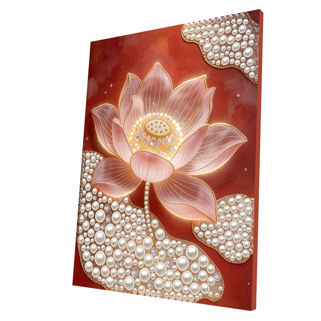 DIY Pearl Painting Kit with Frame 30x40cm Pearl Gem Paintings Picture Arts Craft for Adults/Beginners Gift Home Decor