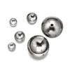 50pcs/lot Stainless Steel 3 4 5 6 8mm Round Bead Caps End Cap Connectors For Necklace Earrings DIY Jewelry Making Supplies