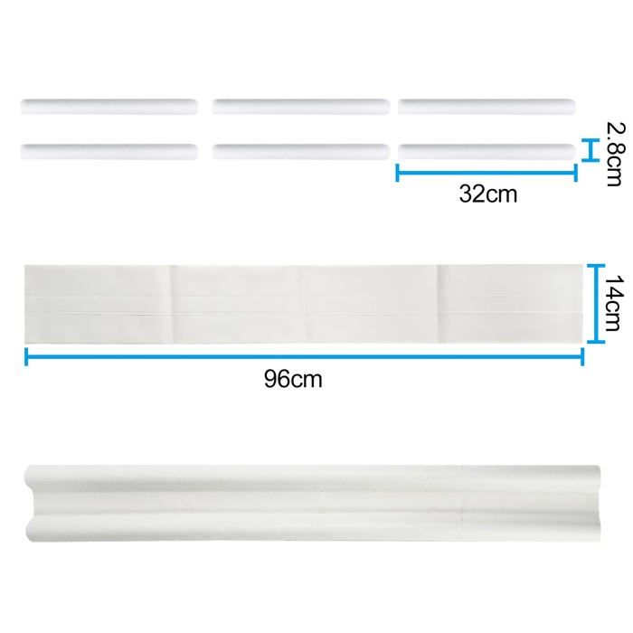 Boudin de porte - AIMOONSA - 96 cm - Cuir - Anti-froid isolant - Lavable