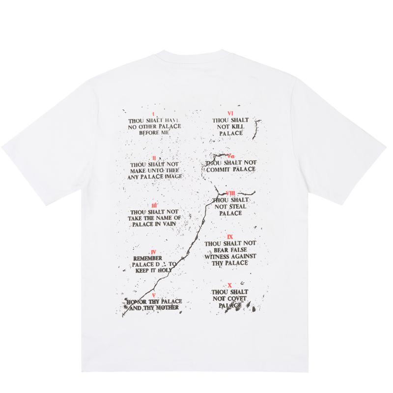 Palace Save Thyself T-Shirt White Unisex Tops P26TS200