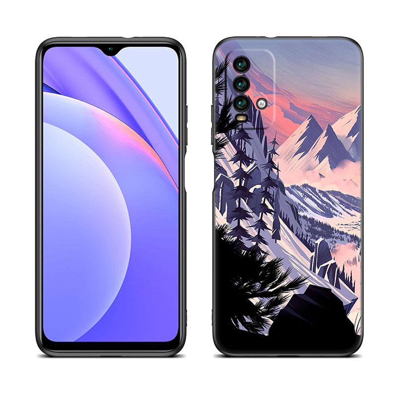 Schnee Berglandschaft Handyhülle für iPhone Samsung Galaxy Redmi Xiaomi Oppo OnePlus Note SA 7 8 9 10 11 12 13 14 20 21 22 23 53 54 Pro Max Ultra