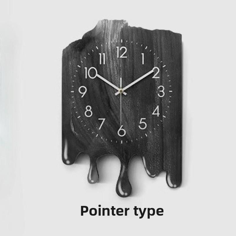 Nordic Style Living Room Wall Clock Restaurant Retro Digital Clock Mural Watch Corridor Mute Wall Clock Home Decor Items
