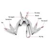 Neuer Edelstahl Outdoor Tragbarer Multitool Zange Messer