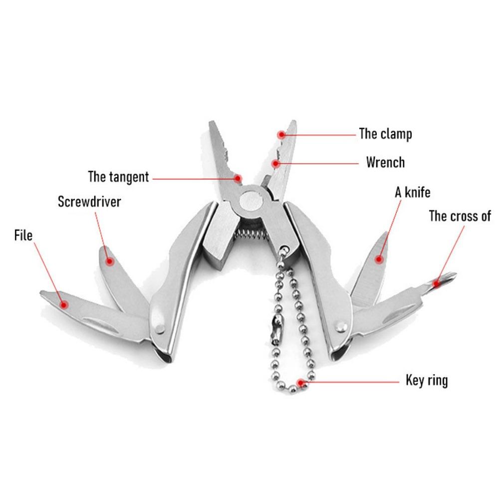 Neuer Edelstahl Outdoor Tragbarer Multitool Zange Messer