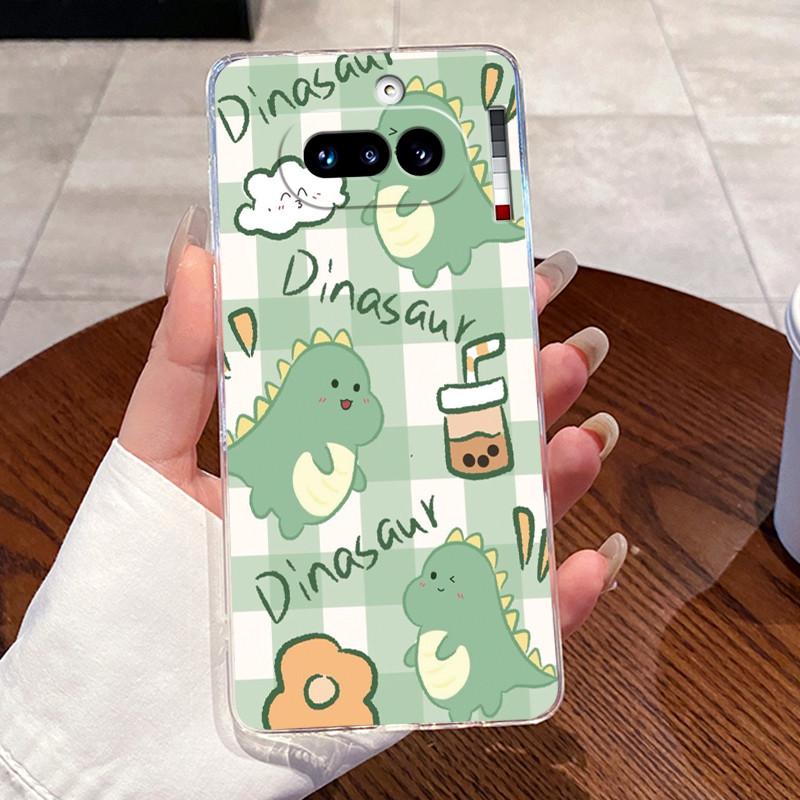 Jelly Casing For Nothing Phone 4A Capa Coque Clear Silicone Soft TPU Back Cover Cute Cat Rabbit Heart Protective Case Fundas